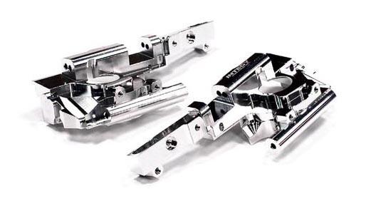 T3295SILVER Billet Machined Front Bulkhead for Traxxas 1/10 E-Revo (-2017) & Revo 3.3 5330 - Image 1