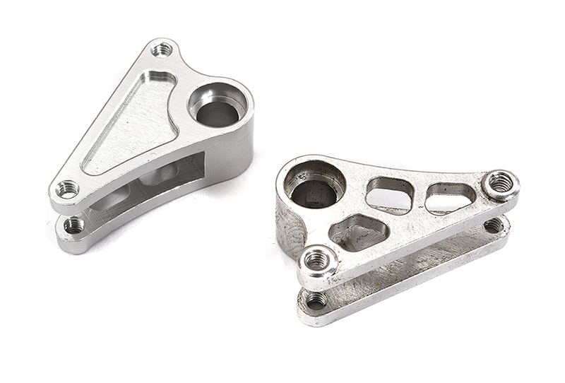 T3401SILVER Alloy Front Rocker Arms for Traxxas 1/16 E-Revo, Slash, Rally - Image 1