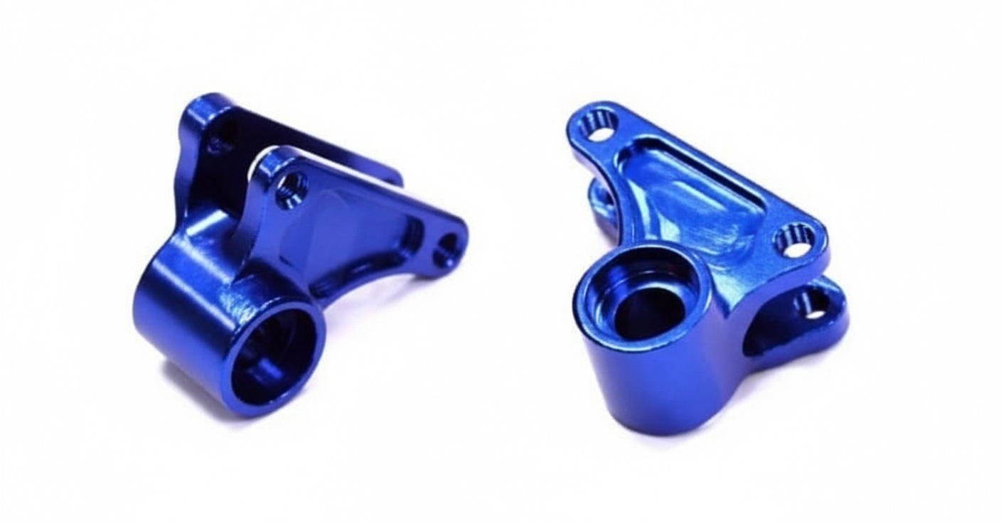 T3402BLUE Alloy Rear Rocker Arms for Traxxas 1/16 E-Revo, Slash, Rally - Image 1