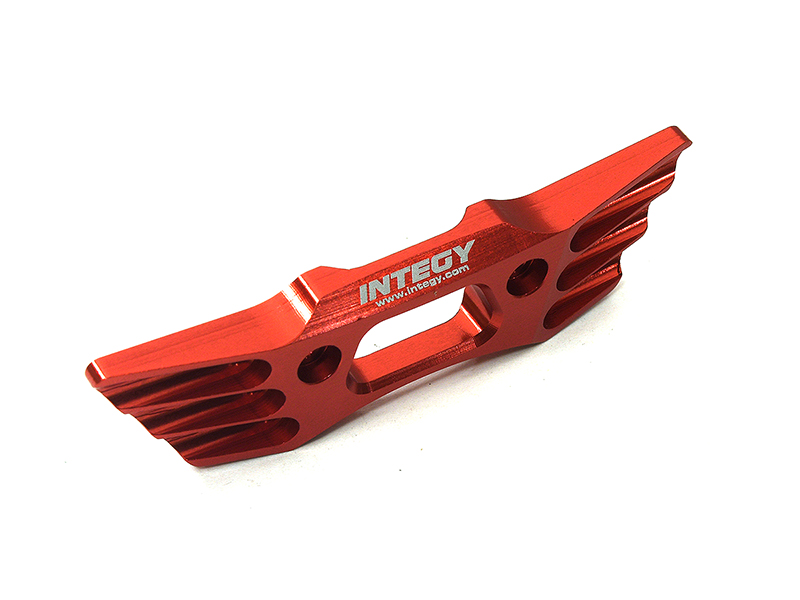 T3415RED Billet Machined Alloy Front Bumper Set for Traxxas 1/16 Revo VXL - Image 1