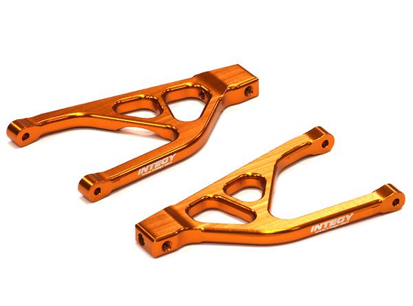 T3422ORANGE Alloy Rear Upper Arms for Traxxas 1/16 E-Revo VXL & Summit VXL - Image 1