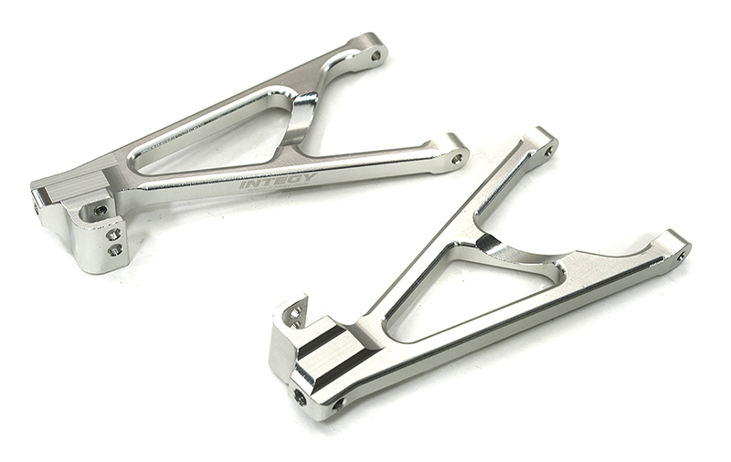 T3425SILVER Alloy Rear Lower Arms for Traxxas 1/16 E-Revo VXL & Summit VXL - Image 1