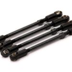 Front & Rear Turnbuckle Pushrods (4) 66mm for Traxxas 1/16 E-Revo