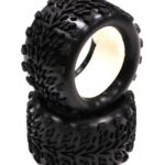 Replacement Tire (2) fit T3516 Type Wheels for 1/16 E-Revo, Summit VXL(O.D.=81mm