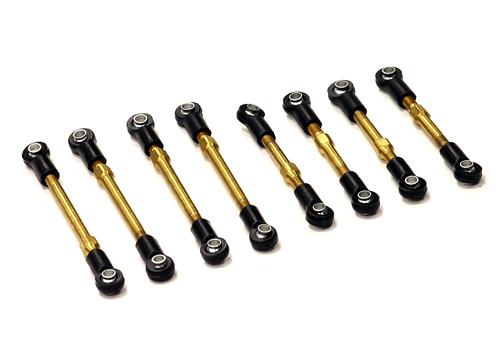 T3536 Pushrod & Turnbuckle Set (8) 48mm, 60mm for Traxxas 1/16 Slash VXL & Rally - Image 1