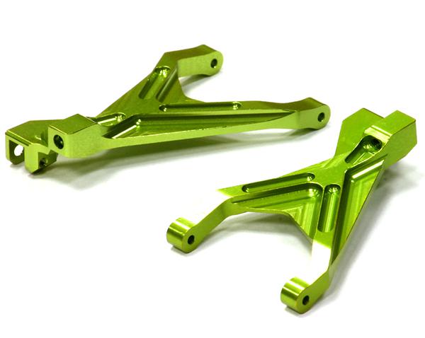 T3552GREEN Billet Machined T2 Front Lower Arms for Traxxas 1/16 Slash VXL & Rally - Image 1
