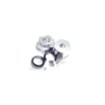 1/10 On-Road Hex Wheel Adaptor 5mm Offset O-Ring Type (Silver)