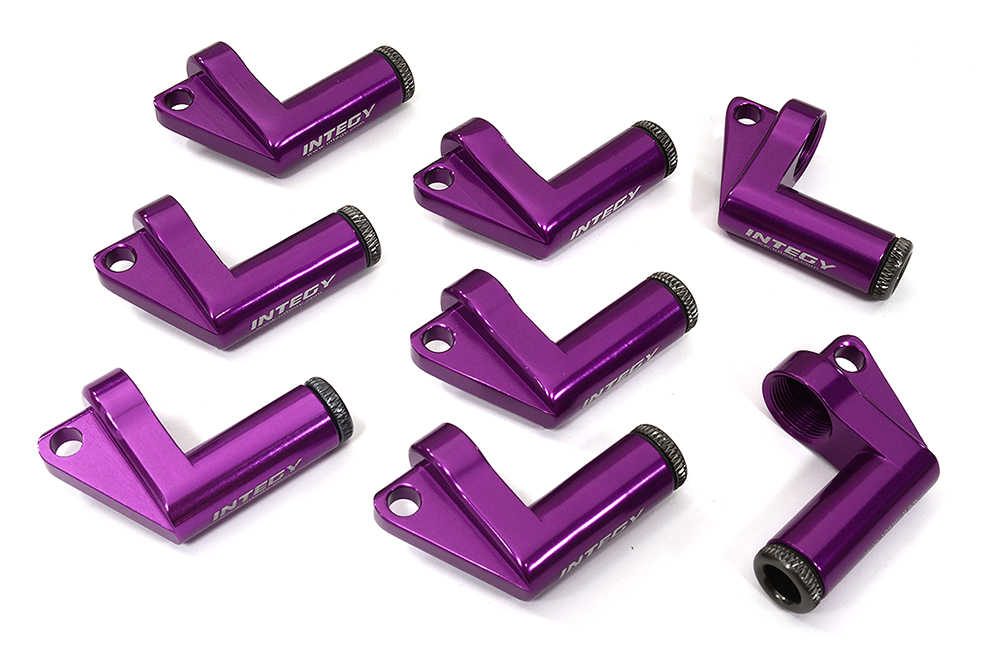 T3644PURPLE Piggyback for stock TRX T-Maxx Shock (8) 3762A - Image 1