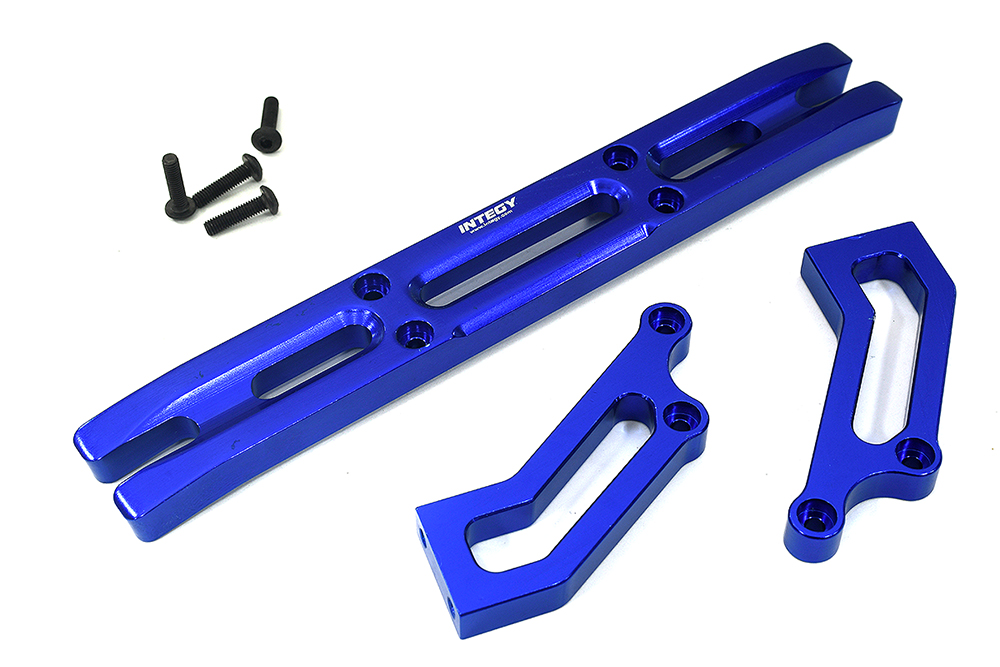 T3662BLUE HD Rear Bumper for Traxxas T-Maxx 3.3 (3903 3905 3906 3908 4907 4908 4909 4910) - Image 1