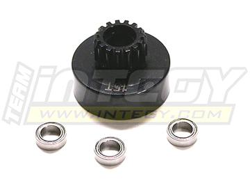 T3663 Steel Clutch Bell 15T for Traxxas 1/10 T-Maxx Monster Truck w/ 3 Ball Bearings - Image 1