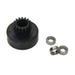 Steel Clutch Bell 16T for Traxxas 1/10 T-Maxx Monster Truck w/ 3 Ball Bearings