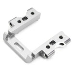 Silver Aluminum Alloy Front Bulkhead for HPI 1/10 RTR3 (must use w/ T3782)