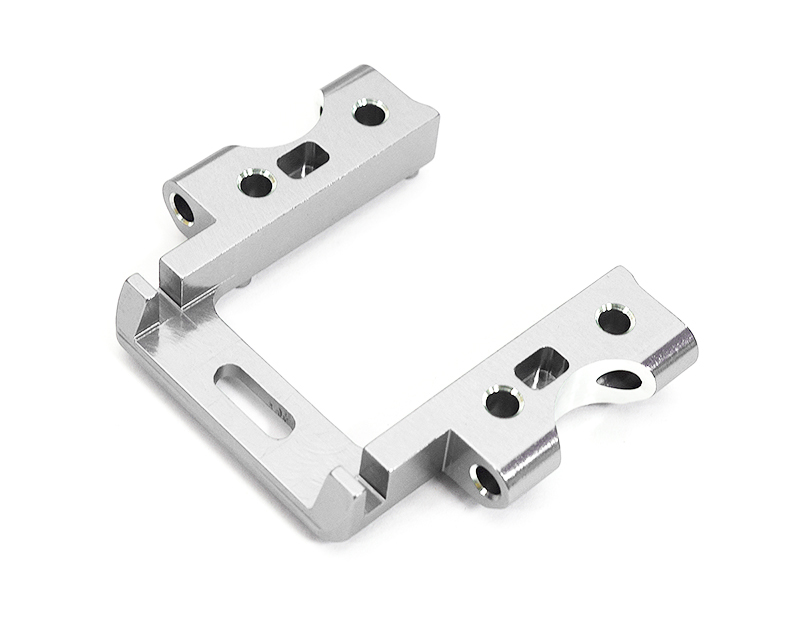 T3776SILVER Silver Aluminum Alloy Front Bulkhead for HPI 1/10 RTR3 (must use w/ T3782) - Image 1