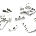 Aluminum Alloy Center Block Set for HPI 1/10 RTR3 RC Car Upgrade Silver