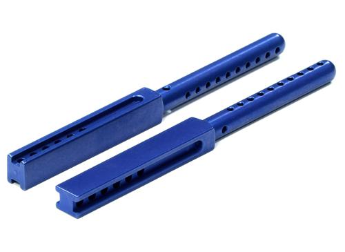 T3799BLUE Alloy Long Body Post (2) for E/T-Maxx 3.3 (3905, 3906, 4908, 4910 v3 v4) 4914R - Image 1