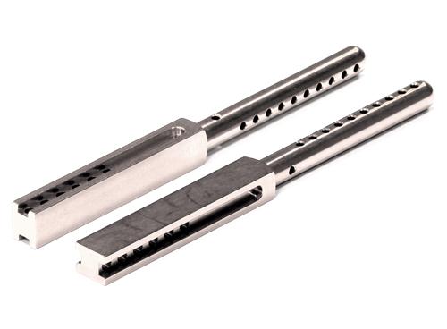 T3799SILVER Alloy Long Body Post (2) for E/T-Maxx 3.3 (3905, 3906, 4908, 4910 v3 v4) 4914R - Image 1