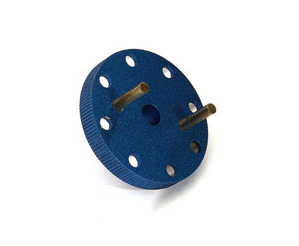 T3805LBLUE Blue Lightweight Alloy Flywheel for HPI Nitro RS4 - Non Pull-Start Type - Image 1
