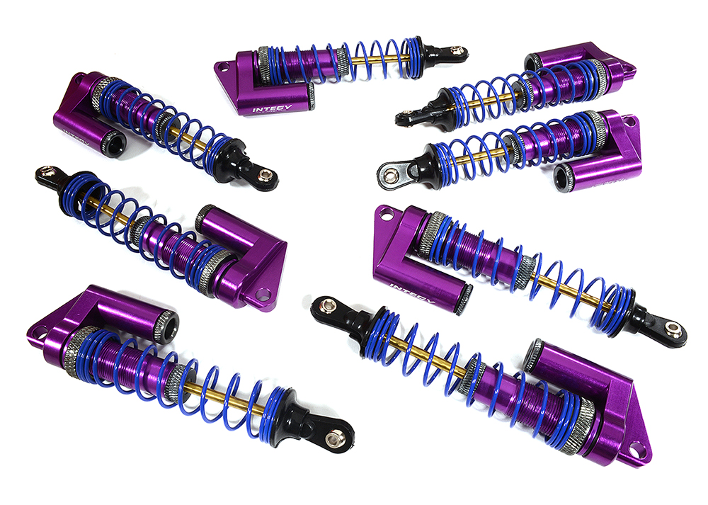 T3845PURPLE MSR4 Piggyback Shock for T-Maxx 3903 3905 3906 3908 4907 4909 4910(L=108mm)3762A - Image 1