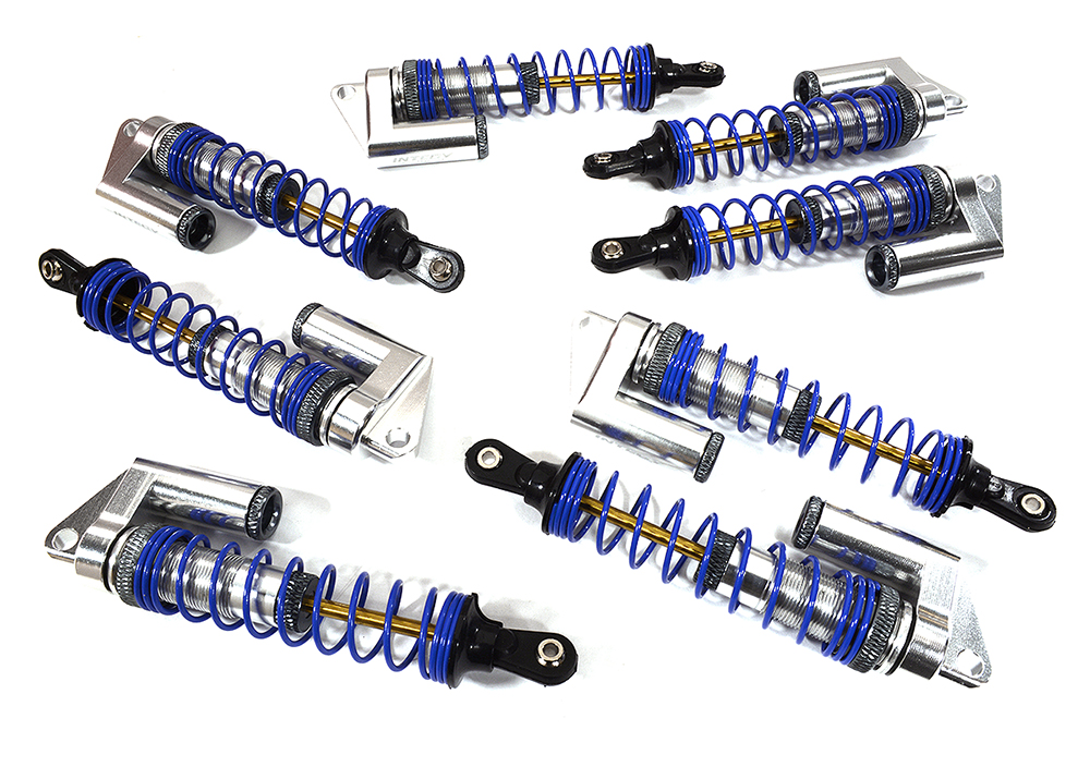 T3845SILVER MSR4 Piggyback Shock for T-Maxx 3903 3905 3906 3908 4907 4909 4910(L=108mm)3762A - Image 1