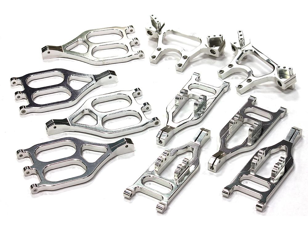 T3876NS Alloy Suspension Set for E/T-Maxx (3906, 4909, 4910-round body post) - Image 1