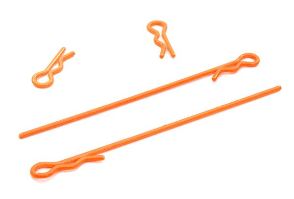 T4047ORANGE Color Body Clip (4) for 1/18 Cars & Trucks - Image 1