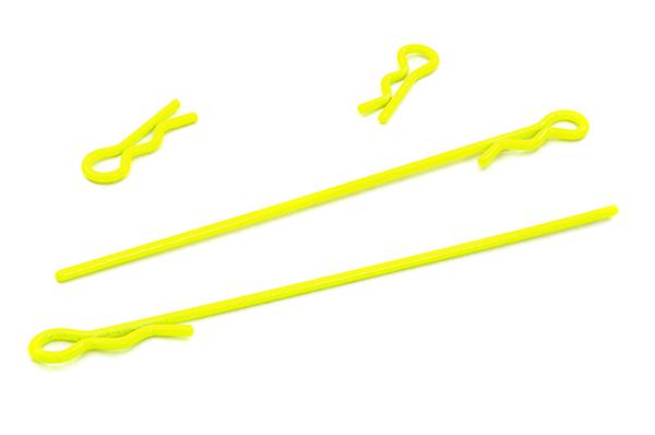 T4047YELLOW Color Body Clip (4) for 1/18 Cars & Trucks - Image 1