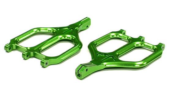 T4085GREEN Machined Upper Suspension Arms for E-Maxx 3903 3908, T-Maxx 4908 4907 4910 5131R - Image 1