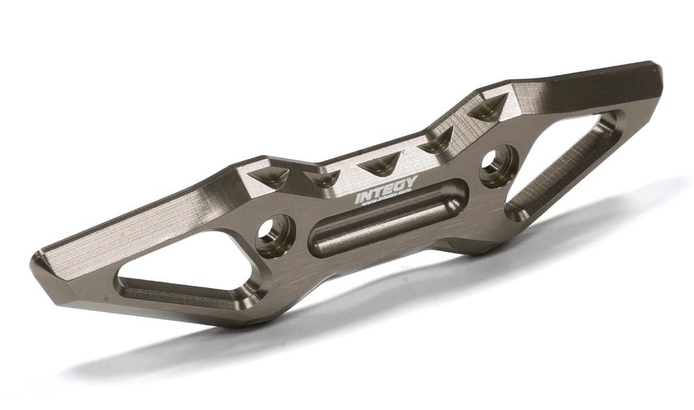 T4110GREY Evolution-6 Billet Machined Alloy Front Bumper for Traxxas 1/10 E-Revo 5335 - Image 1