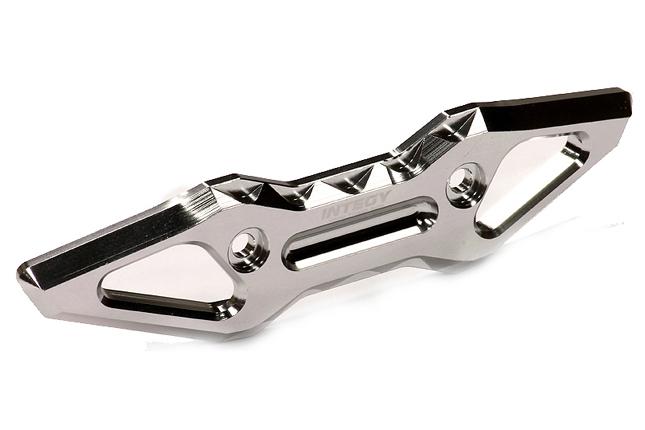 T4110SILVER Evolution-6 Billet Machined Alloy Front Bumper for Traxxas 1/10 E-Revo 5335 - Image 1