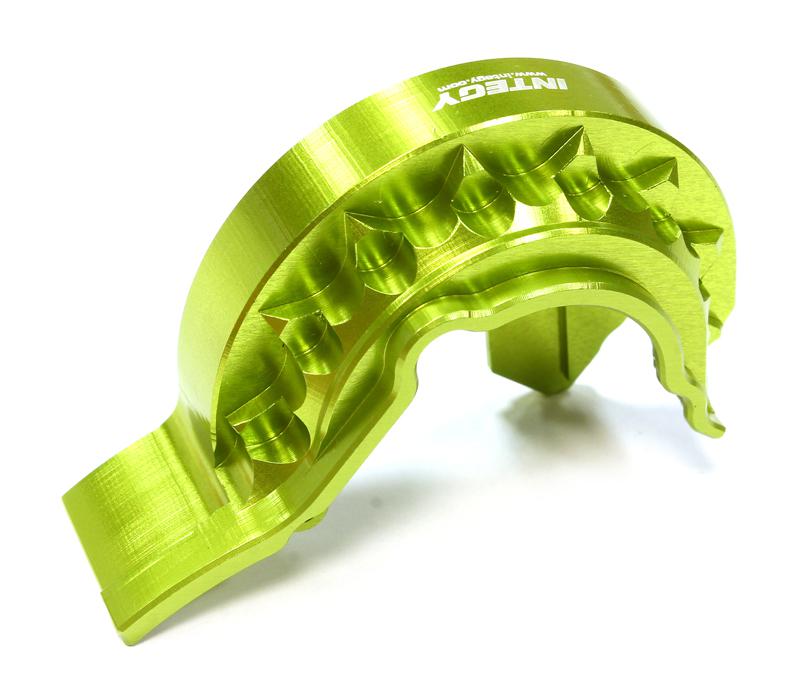 T4116GREEN Evo-6 Machined Gear Cover (Single Motor) for Traxxas 1/10 E-Revo (-2017) 5677 - Image 1