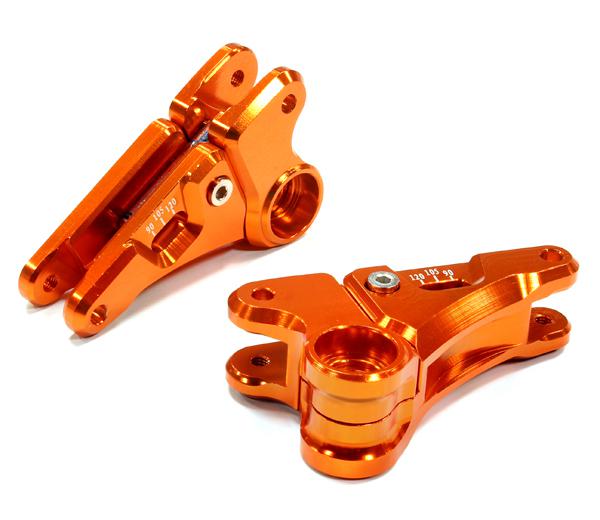 T4129ORANGE Machined Multi Setting 90-to-120 Front Rocker for 1/10 E-Revo & Revo 3.3 5358 - Image 1