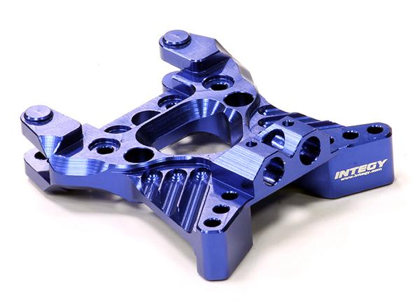 T5009BLUE Billet Machined Shock Tower (1) for HPI Savage XS Flux - Image 1