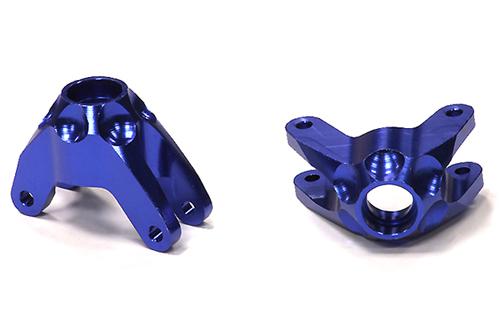 T5012BLUE Billet Machined Alloy Rear Hub Carriers for Savage XS Flux(req.Adj.Upper Arm) - Image 1