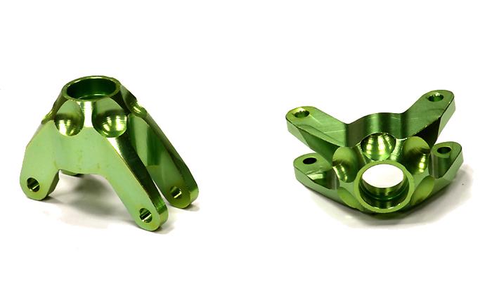 T5012GREEN Billet Machined Alloy Rear Hub Carriers for Savage XS Flux(req.Adj.Upper Arm) - Image 1