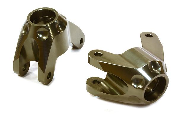 T5012GREY Billet Machined Alloy Rear Hub Carriers for Savage XS Flux(req.Adj.Upper Arm) - Image 1