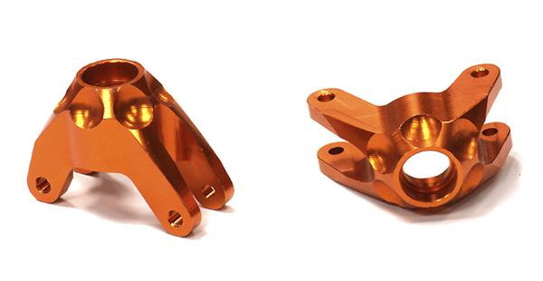 T5012ORANGE Billet Machined Alloy Rear Hub Carriers for Savage XS Flux(req.Adj.Upper Arm) - Image 1