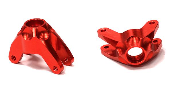 T5012RED Billet Machined Alloy Rear Hub Carriers for Savage XS Flux(req.Adj.Upper Arm) - Image 1
