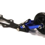 Blue Billet Machined Wheelie Bar for HPI Savage XS Flux Upgrade