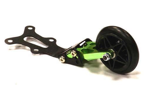 T5013GREEN Billet Machined Wheelie Bar for HPI Savage XS Flux - Image 1