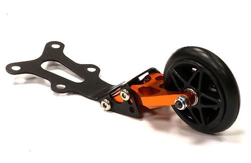 T5013ORANGE Orange Billet Machined Wheelie Bar for HPI Savage XS Flux Upgrade - Image 1
