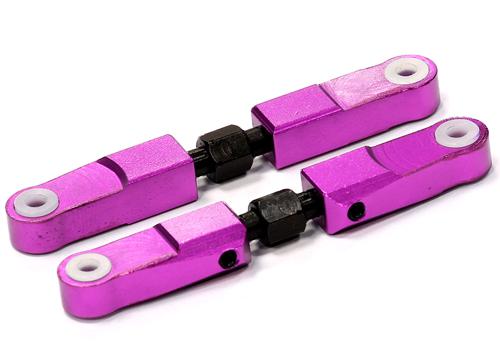 T5024PURPLE Billet Machined Upper Suspension Arms for HPI 1/12 Savage XS Flux - Image 1