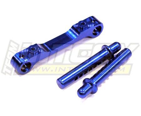 T6603BLUE Billet Machined Rear Body Mount Set for HPI 1/10 Nitro Firestorm Stadium Truck - Image 1