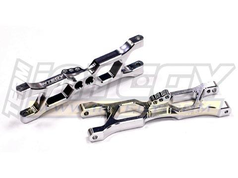 T6612SILVER Alloy Front Lower Arm for HPI Nitro Firestorm, E-Firestorm & Blitz - Image 1