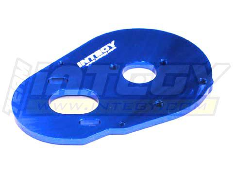 T6642BLUE Billet Machined Motor Plate for HPI 1/10 E-Firestorm Off-Road Truck - Image 1