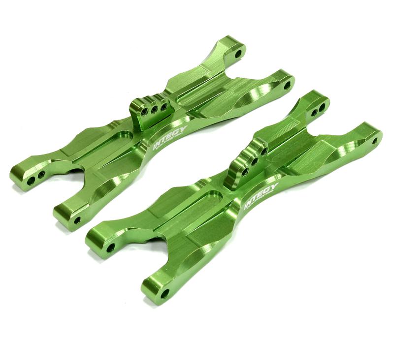 T6675GREEN Billet Machined Front Lower Suspension Arm for HPI 1/10 Blitz Short Course Truck - Image 1