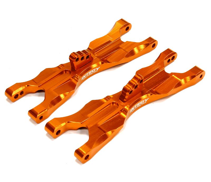 T6675ORANGE Billet Machined Front Lower Suspension Arm for HPI 1/10 Blitz Short Course Truck - Image 1