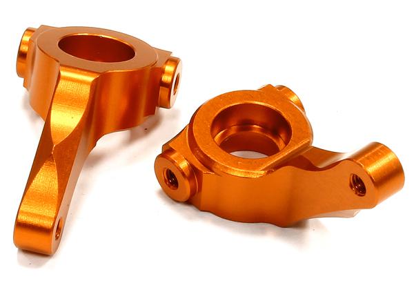 T6677ORANGE Billet Machined Steering Knuckles for HPI 1/10 Blitz Short Course Truck - Image 1