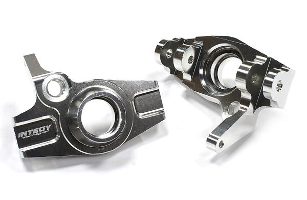 T6699SILVER Snowmobile & Sandmobile Option Front Steering Blocks for Savage XL, Flux & X 4.6 - Image 1