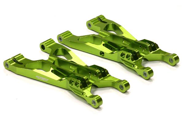 T6712GREEN Billet Machined T2 Lower Arms for Savage Flux, X 4.6 2011 & Savage XL - Image 1