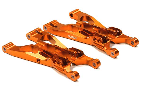 T6712ORANGE Billet Machined T2 Lower Arms for Savage Flux, X 4.6 2011 & Savage XL - Image 1